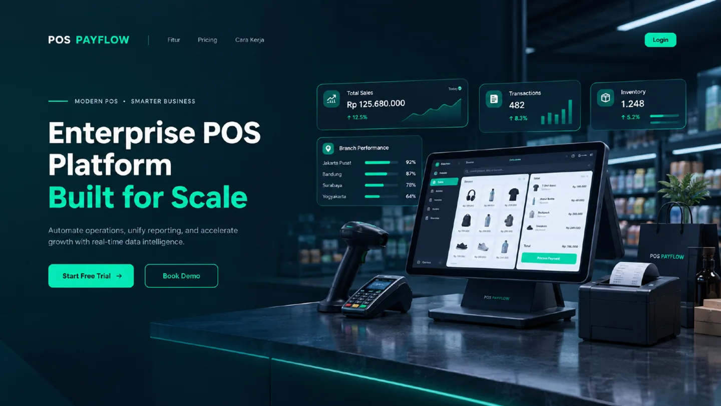 POS Enterprise Retail point-of-sale platform interface